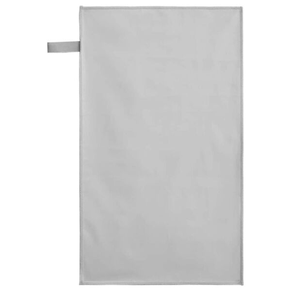 vidaXL Serviettes de sport 2 pcs Gris 50 x 30 cm