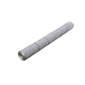 vidaXL Grillage pour voli&egrave;re Acier galvanis&eacute; 25 x 1 m Argent&eacute;
