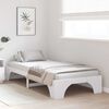 vidaXL Cadre de lit Blanc 100 x 200 cm Pin massif