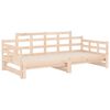 vidaXL Lit coulissant sans matelas bois de pin solide