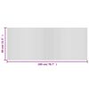vidaXL Tapis rectangulaire marron 80x200 cm bambou