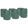 vidaXL Sacs &agrave; D&eacute;chets de Jardin 12 pc 500 l Vert Polypropyl&egrave;ne