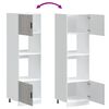 vidaXL Armoires de four 2 pcs Porto sonoma gris bois d'ing&eacute;nierie