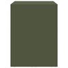 vidaXL Armoire murale pour garage Vert olive 90 x 33 x 35 cm