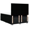 vidaXL Sommier &agrave; lattes de lit avec matelas Noir 140x190 cm Tissu