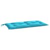vidaXL Coussin de banc de jardin turquoise 100x50x7 cm tissu oxford