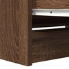 vidaXL Meuble TV chêne marron 80x35x54 cm bois d'ingénierie