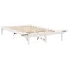 vidaXL Cadre de lit Blanc 120 x 190 cm Pin massif