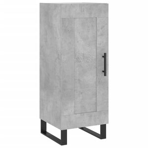 vidaXL Buffet Gris b&eacute;ton 34,5x34x90 cm Bois d'ing&eacute;nierie
