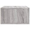 vidaXL Table de chevet murale sonoma gris 35x35x20 cm