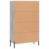 vidaXL Buffet haut sonoma gris 69,5x31x115 cm bois d'ing&eacute;nierie