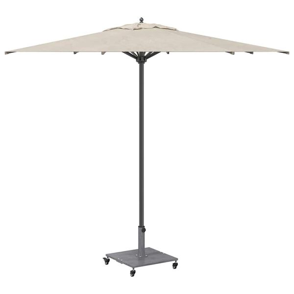 vidaXL Pied de parasol Aspect Bois Gris Fonc&eacute; 45 x 45 x 31,5 cm