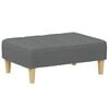 vidaXL Repose-pied gris fonc&eacute; 77x55x31 cm tissu