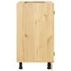 vidaXL Armoire avec étagère Miel 60 x 46 x 81,5 cm Pin massif