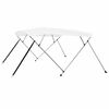 vidaXL Auvent bimini &agrave; 4 arceaux Blanc 243x196x137 cm