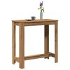 vidaXL Table de bar ch&ecirc;ne artisanal 102x50x103,5 cm bois d'ing&eacute;nierie