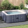 vidaXL Tapis de piscine Gris clair 274 x 274 x 0,1 cm Tissu non tiss&eacute;