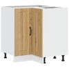 vidaXL Armoire d'angle de cuisine Lucca ch&ecirc;ne artisanal