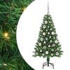 vidaXL Sapin de No&euml;l avec &eacute;clairage LED 120 cm 150 LED Blanc chaud
