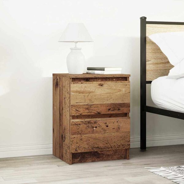 vidaXL Meuble TV vieux bois 40x35x54 cm bois d'ing&eacute;nierie