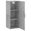 vidaXL Armoire murale gris béton 34,5x34x90 cm