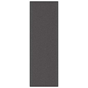 vidaXL Tapis d'entr&eacute;e Noir 60 x 180 cm Polypropyl&egrave;ne