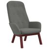 vidaXL Chaise de relaxation Gris fonc&eacute; Velours
