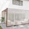 vidaXL B&acirc;che transparente avec &oelig;illets 5x12 m poly&eacute;thyl&egrave;ne