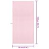 vidaXL Serviettes de sport 2 pcs Rose 140 x 70 cm