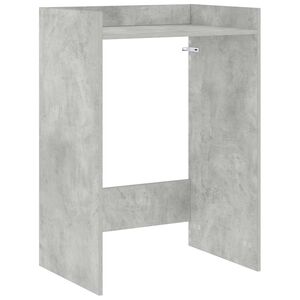 vidaXL Armoire pour machine &agrave; laver Gris b&eacute;ton 67,5 x 48 x 97 cm