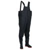 vidaXL Cuissardes avec bottes noir taille 44