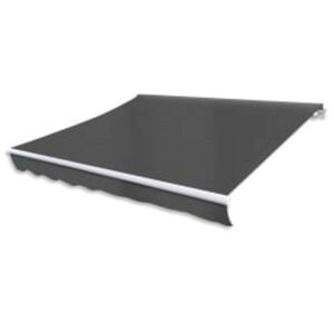 vidaXL Auvent pliable motoris&eacute; 600 cm Anthracite