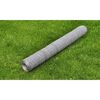 vidaXL Grillage pour voli&egrave;re Acier galvanis&eacute; 25 x 0,5 m Argent&eacute;