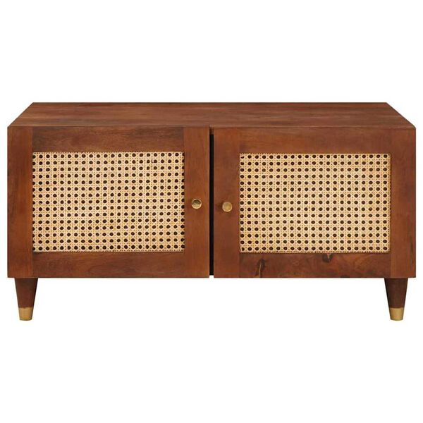 vidaXL Table basse 80 x 50 x 40 cm Bois de mangue massif