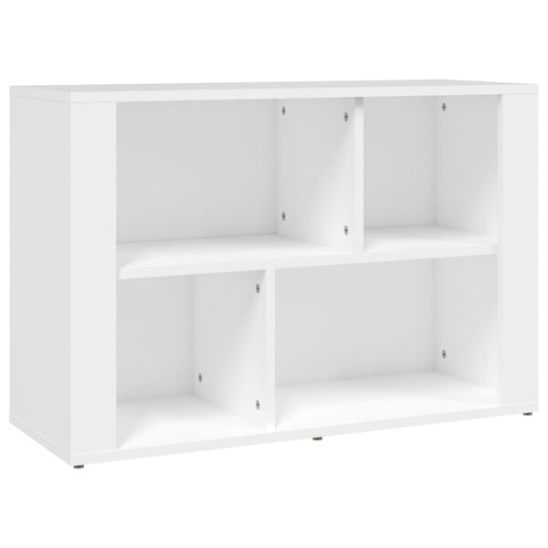 vidaXL Buffet Blanc 80x30x54 cm Bois d'ing&eacute;nierie