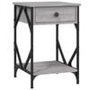 vidaXL Table de chevet sonoma gris 40x42x60 cm bois d'ing&eacute;nierie