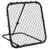 vidaXL Filet de rebond de football r&eacute;glable noir 84x73x60-80 cm acier