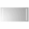 vidaXL Miroir de salle de bain LED Transparent 40 x 20 cm verre tremp&eacute;