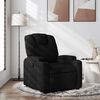 vidaXL Fauteuil inclinable Noir Tissu