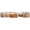 vidaXL Ensemble de canap&eacute;s d'ext&eacute;rieur 6 pc Naturel