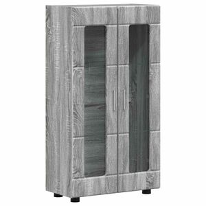 vidaXL Buffet FLORIN Gris Sonoma 55,5 x 29 x 100 cm Bois d'ing&eacute;nierie