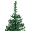 vidaXL Sapin de Noël artificiel d'angle Vert 150 cm PVC
