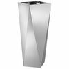 vidaXL Jardini&egrave;re Argent 30 x 30 x 75 cm Acier galvanis&eacute;