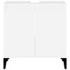 vidaXL Meuble d'&eacute;vier blanc 58x33x60 cm bois d'ing&eacute;nierie