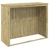 vidaXL Abri pour poubelles roulantes Bois de pin impr&eacute;gn&eacute;