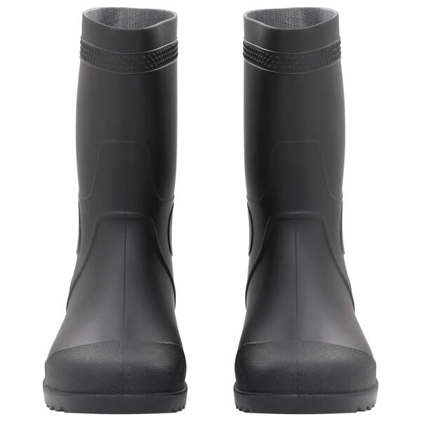 vidaXL Bottes de pluie noir taille 45 PVC