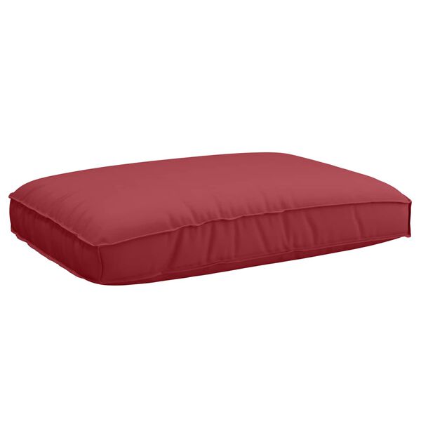 vidaXL Ensemble de Canap&eacute;s avec coussin Uni Bordeaux 240 x 80 x 69 cm