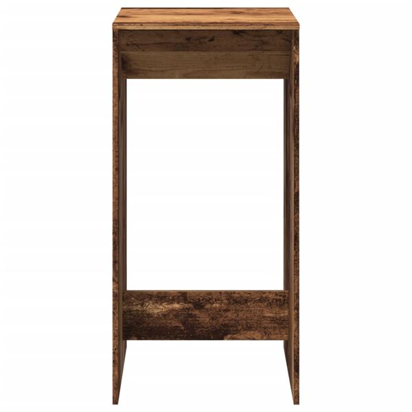 vidaXL Table de bar vieux bois 51x50x103,5 cm bois d'ingénierie
