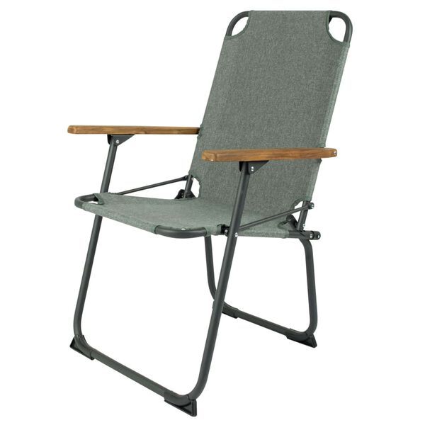 Bo-Camp Chaise de camping pliable Bushwick Vert