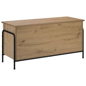 vidaXL Bo&icirc;te de rangement Ch&ecirc;ne artisanal 80 x 40 x 49,5 cm